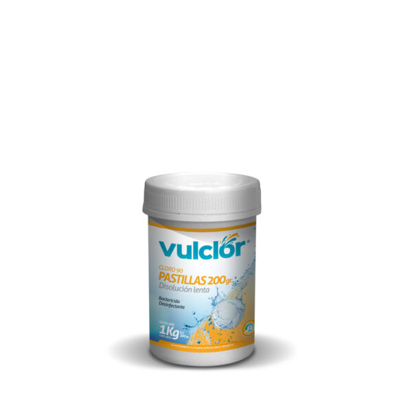 Vulcano – Cloro pastillas – 200 gr. (1 kg)