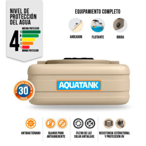 Tanque Aquatank 600 Litros Tricapa Cuadrado