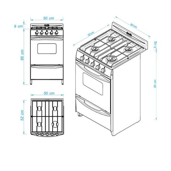 Escorial Cocina Palace – 51 cm